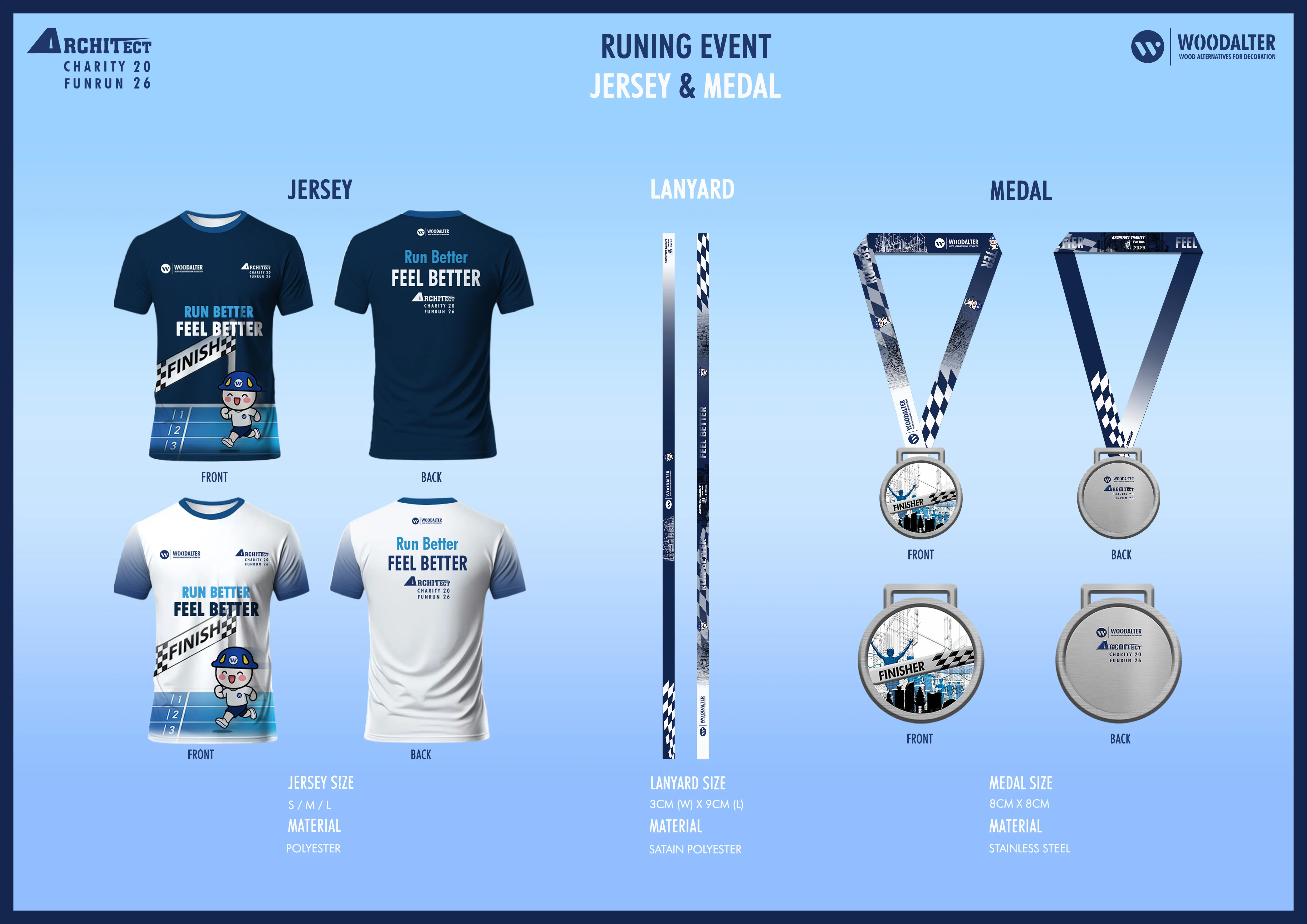 Jersey & Medal Layout
