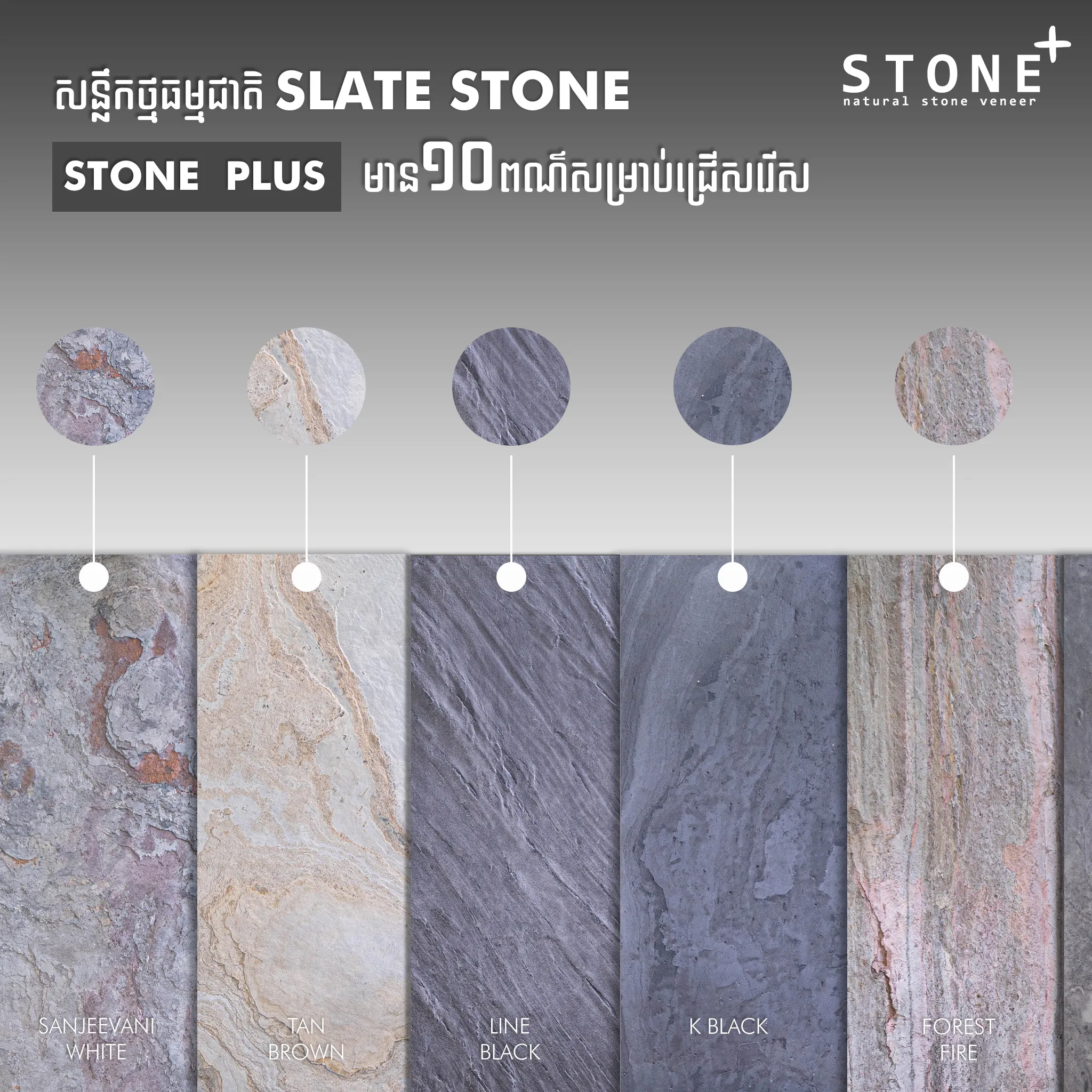 Slate Stone 10 Colors 01